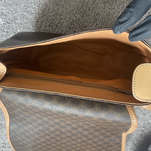 Celine Brown Macadam crossbody bag - Picture 7 of 16